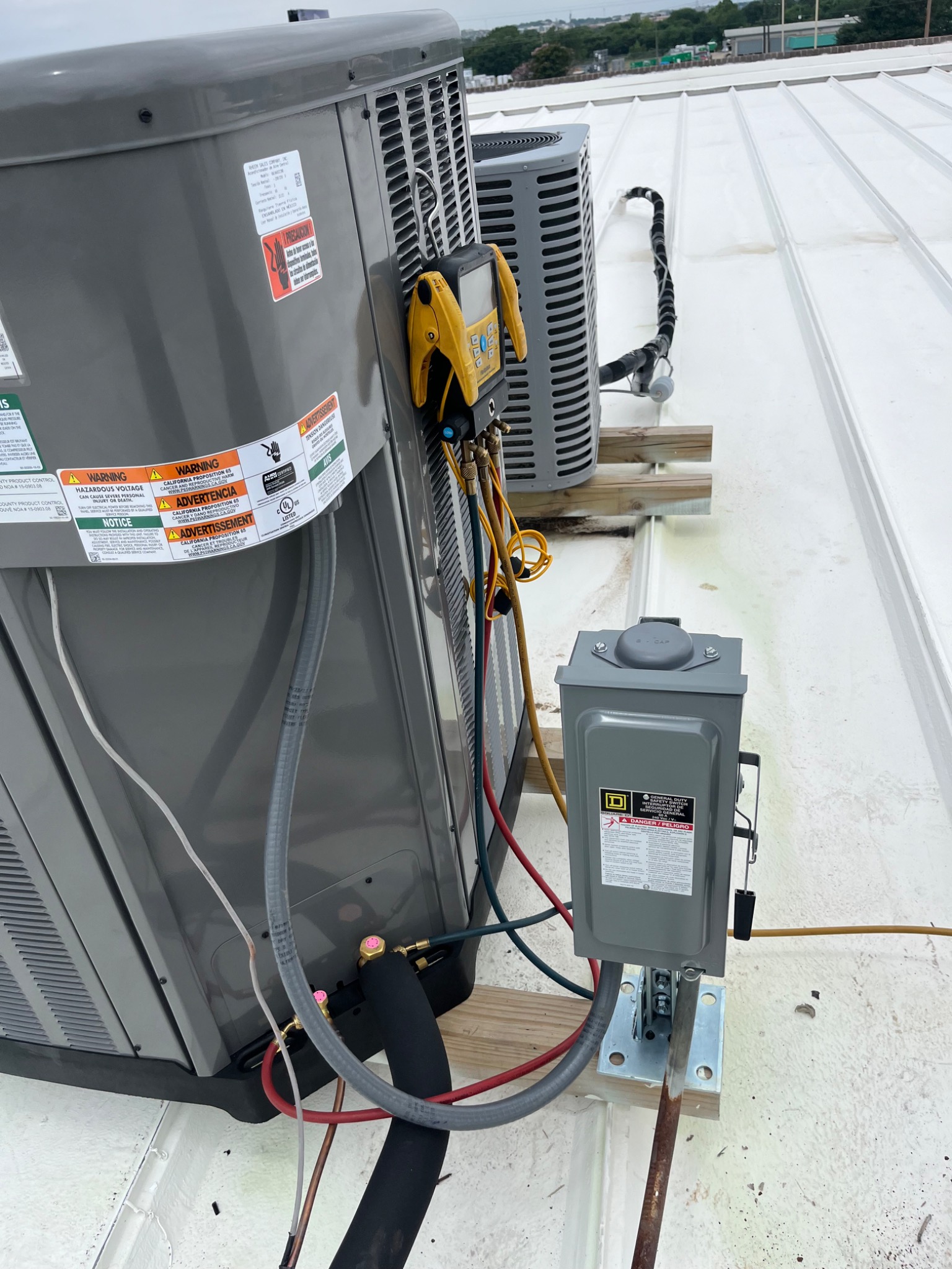 Commercial HVAC electrical equipment